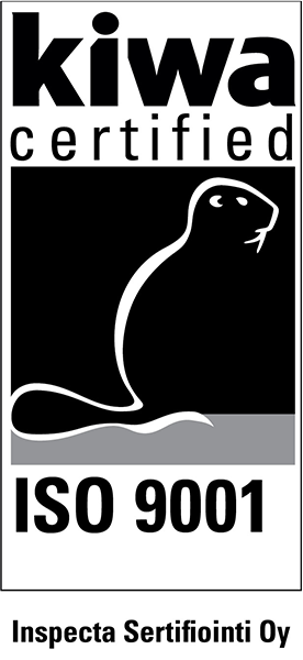 ISO 9001 Kiwa Certified logo